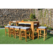 Ensemble de bar en bois de haute classe pour meubles de jardin extérieur